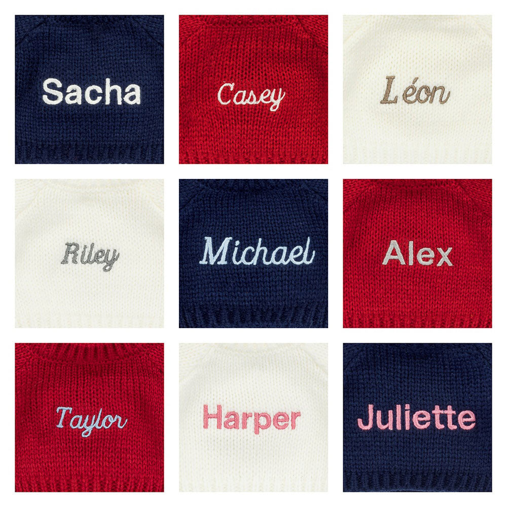 Bashful Viola Bunny with Personalised Red Jumper