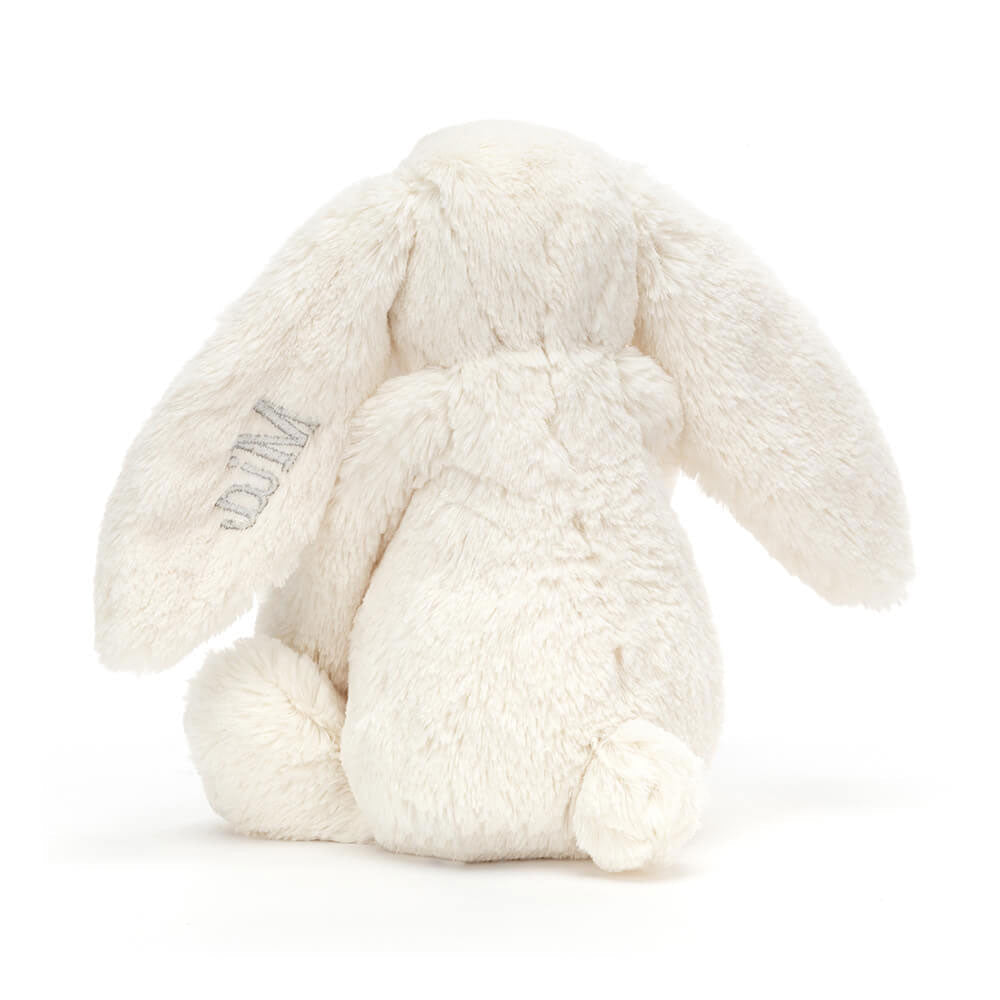 Personalised Bashful Cream Bunny Medium