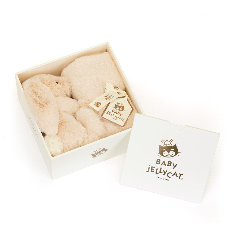 Personalised Bashful Luxe Bunny Willow Soother