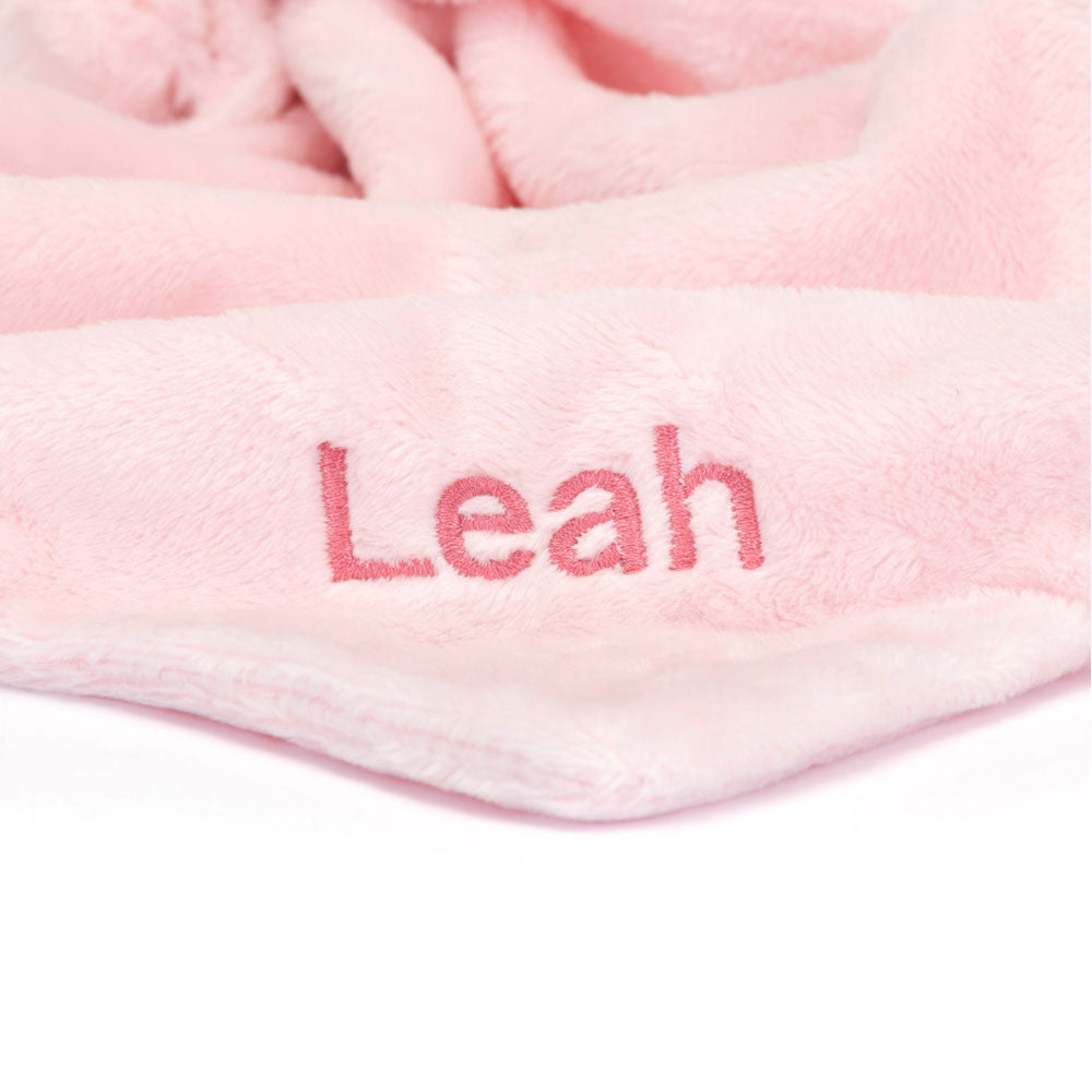 Personalised Bashful Bunny Pink Soother