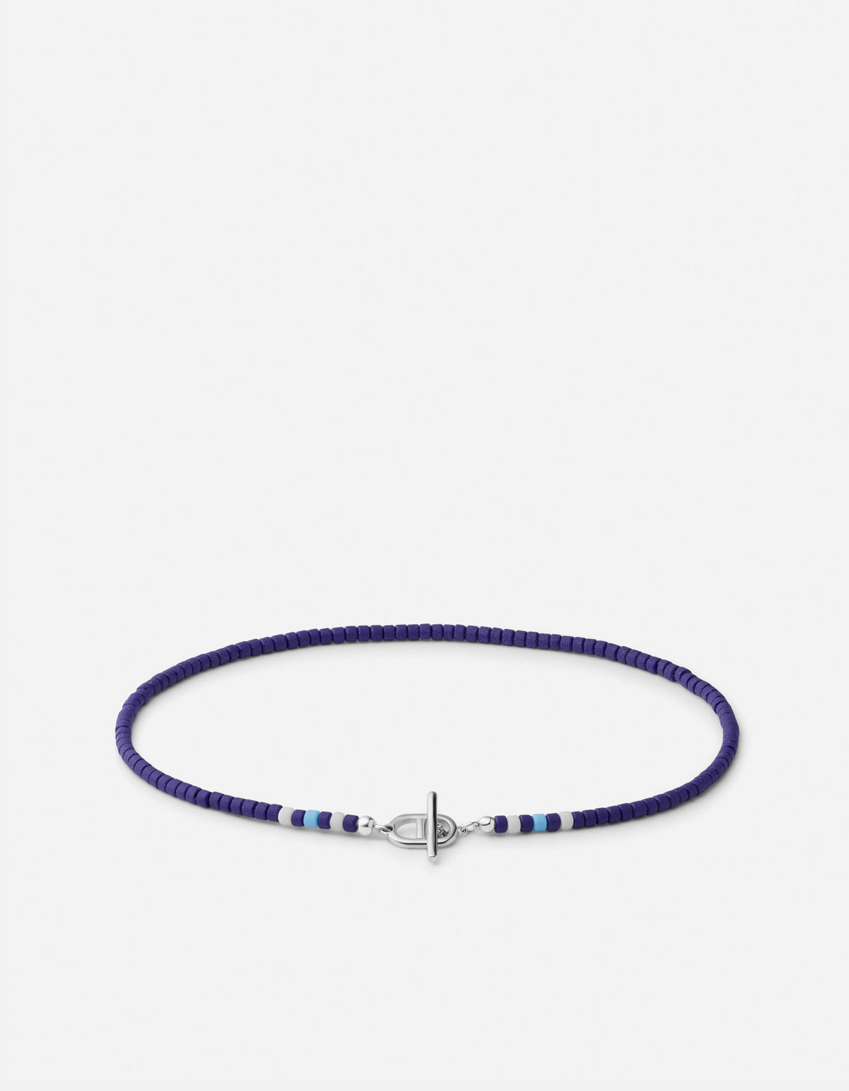 Avi Bead Bracelet, Sterling Silver / Blue