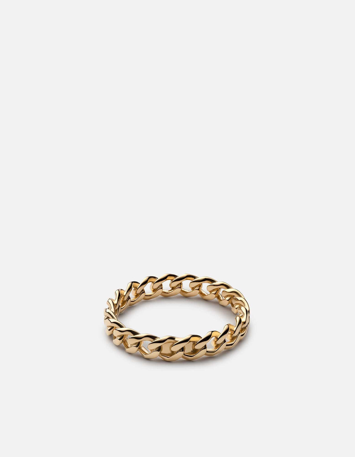 Cuban Link Ring, Gold Vermeil