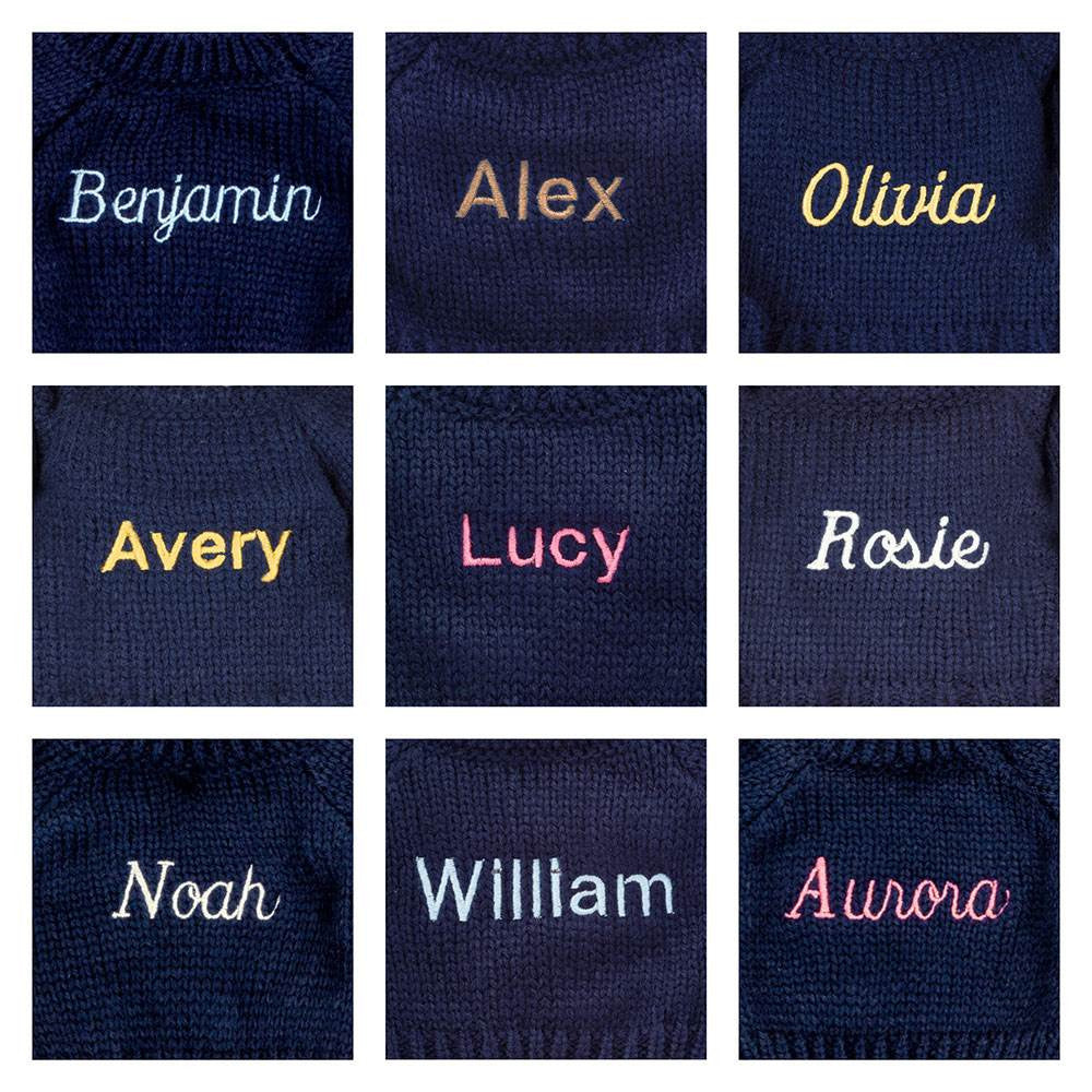 Bashful Luxe Bunny Luna with Personalised Navy Jumper