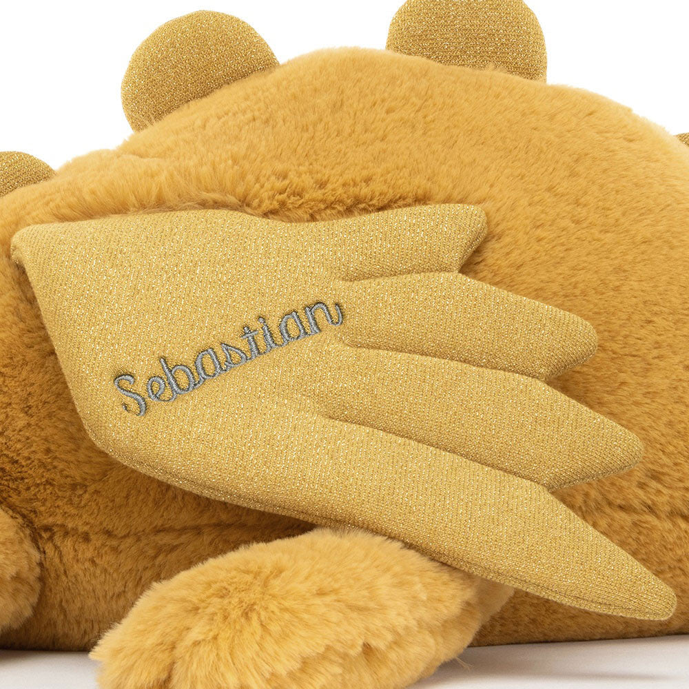 Personalised Golden Dragon Huge